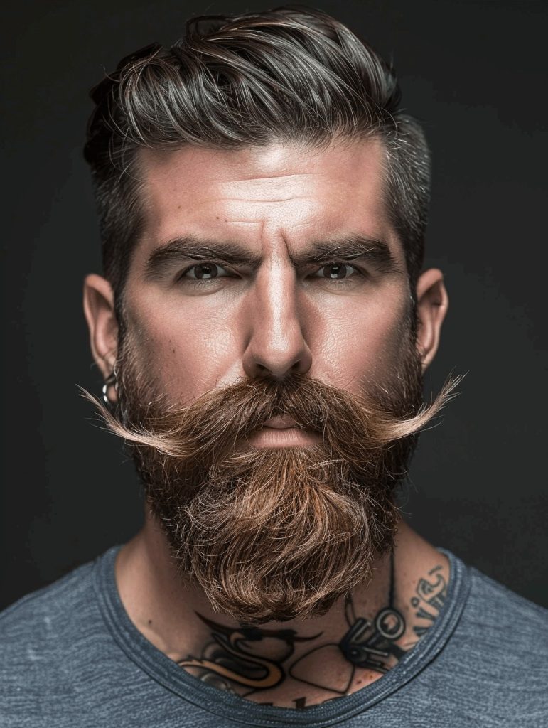 Short and Simple Beard with Crisp Neckline