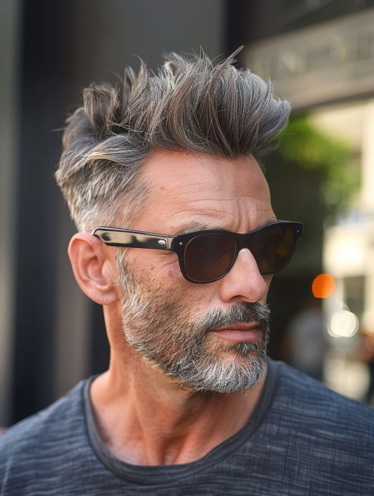 Modern Slick-Back with High Fade