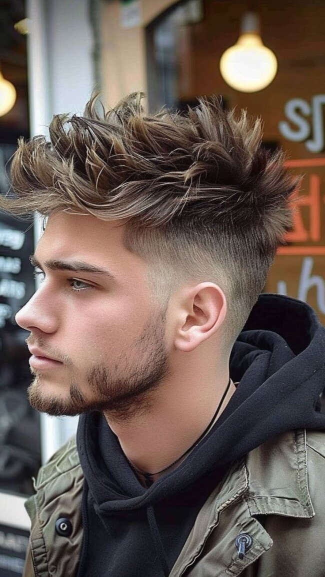 Edgy Spiky Hair with Undercut