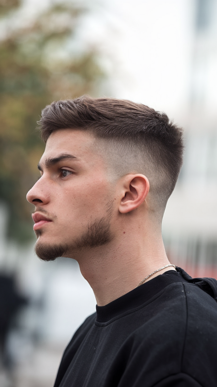 Low-Maintenance Mid Fade with Natural Flow