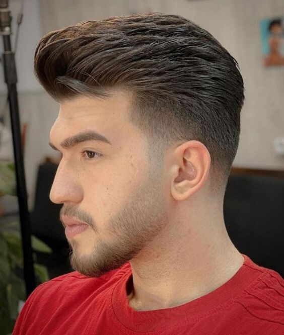 Low Fade with Side Part