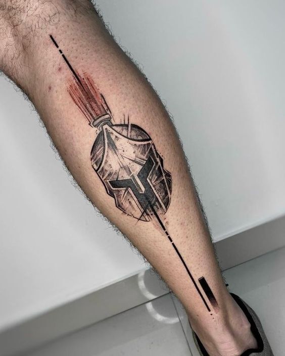 Minimalist Linework Tattoo for Men