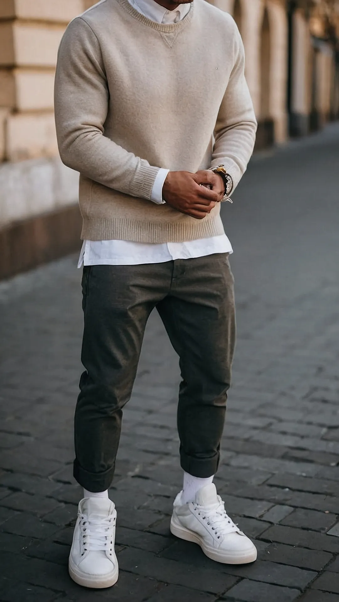 Warm Neutral Streetwear for Men