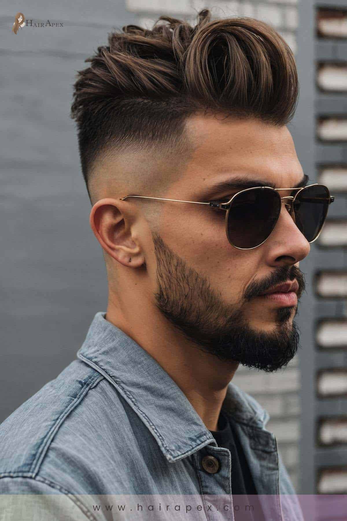 Skin Fade with Sharp Top