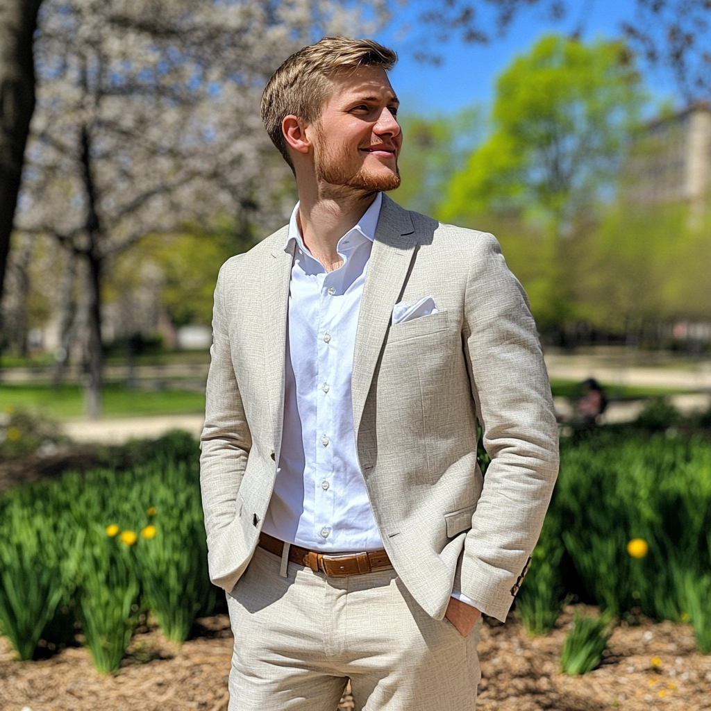 Spring Semi-Formal Outfit for Men