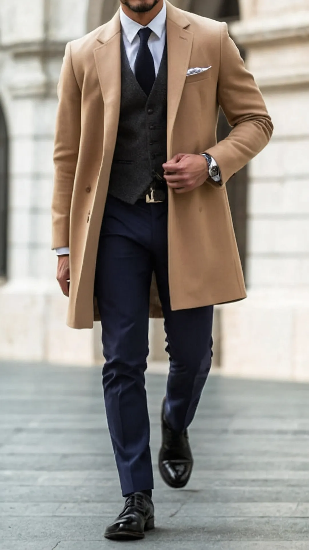 Men’s Semi-Formal Look with Light Jacket