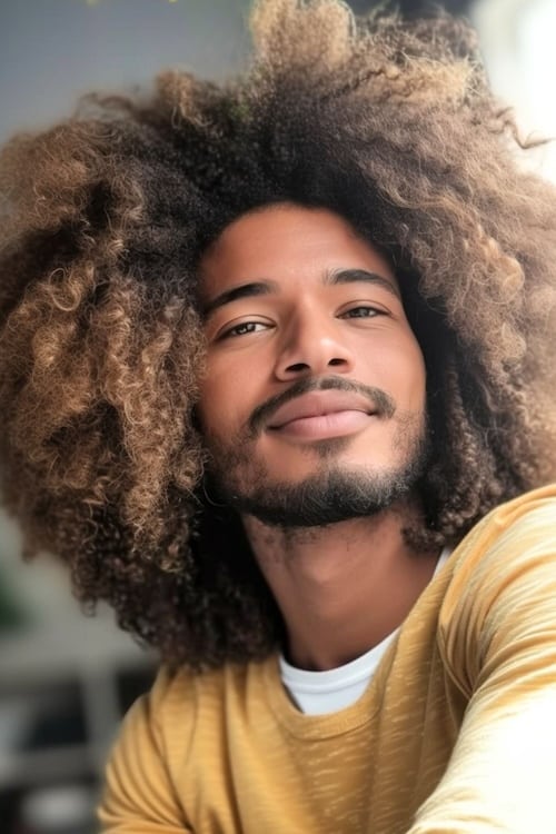 Natural Afro with Defined Volume