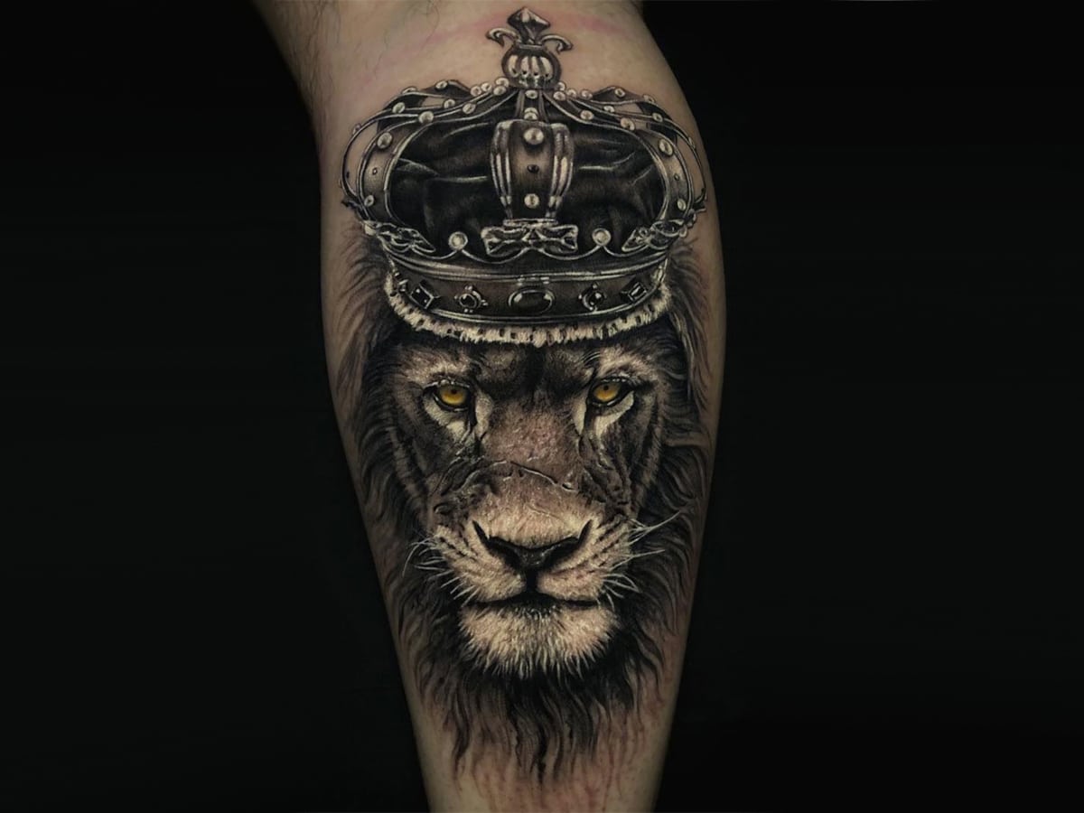 Lion Tattoo for Men