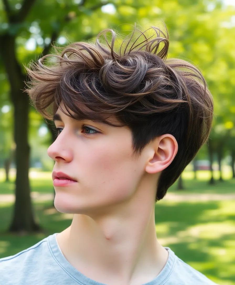 Side-Swept Layered Fringe with Effortless Movement