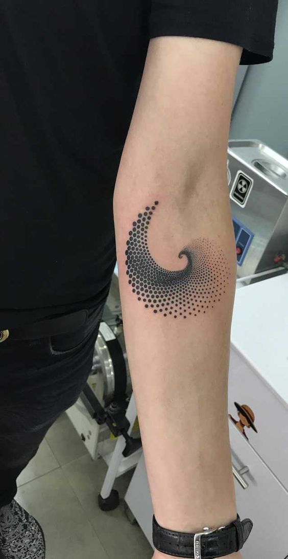 Elegant Sun and Moon Tattoo