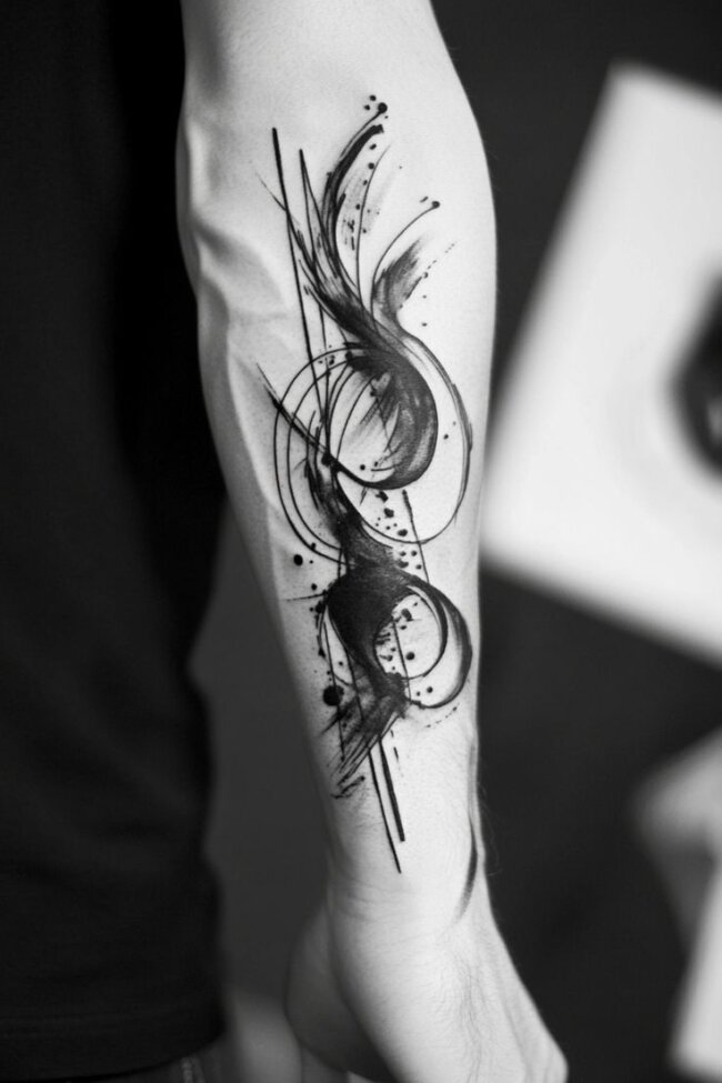 Abstract Art Tattoo for Men