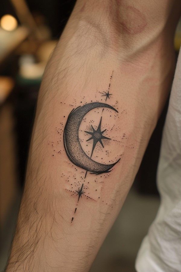 Celestial Wonders Tattoo for Men