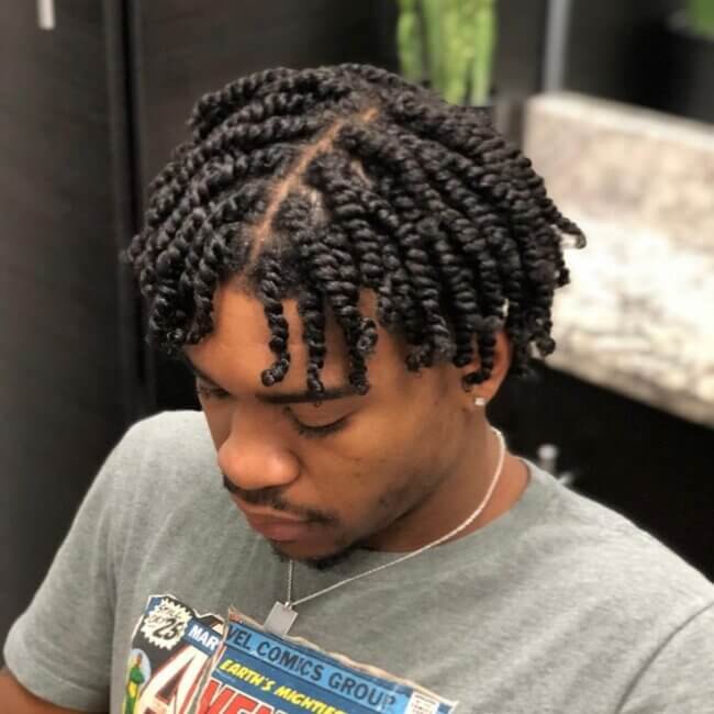 Classic Two-Strand Twists for Men