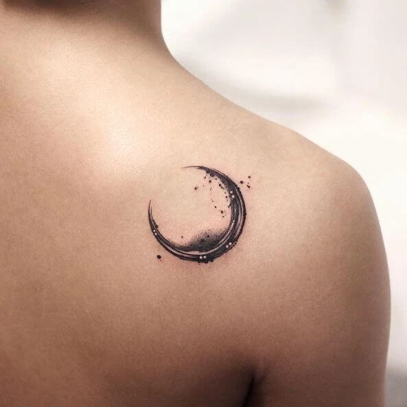 Crescent Moon Tattoo