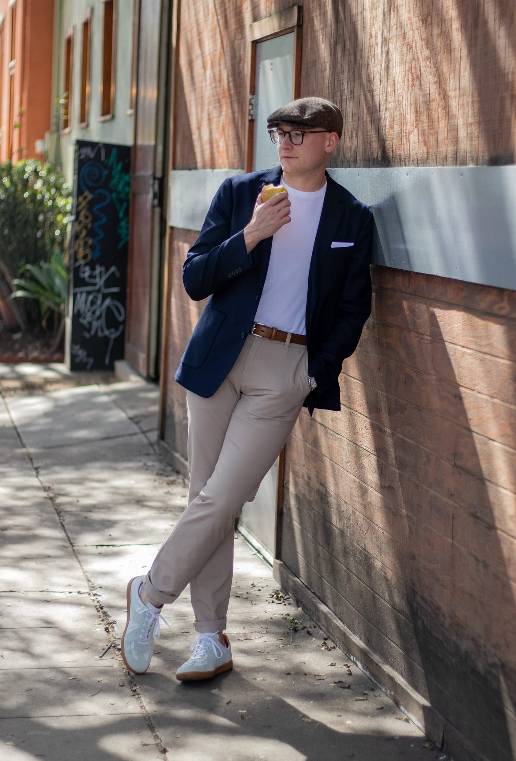 Modern Elegance with a Charcoal Blazer