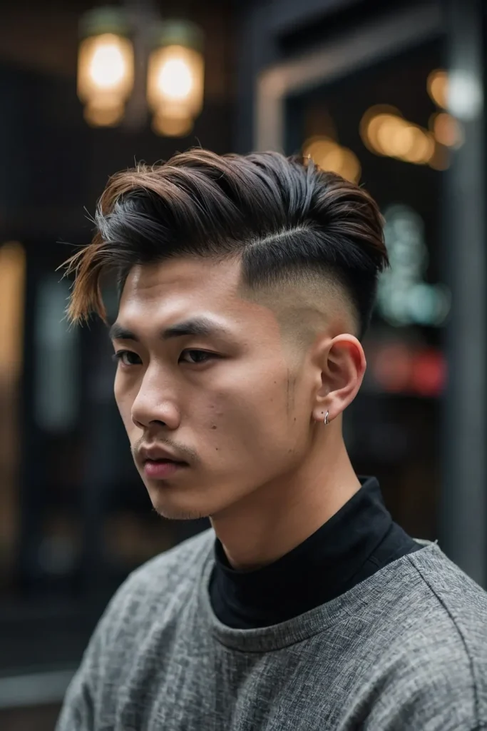 Disconnected Undercut with Sleek Top
