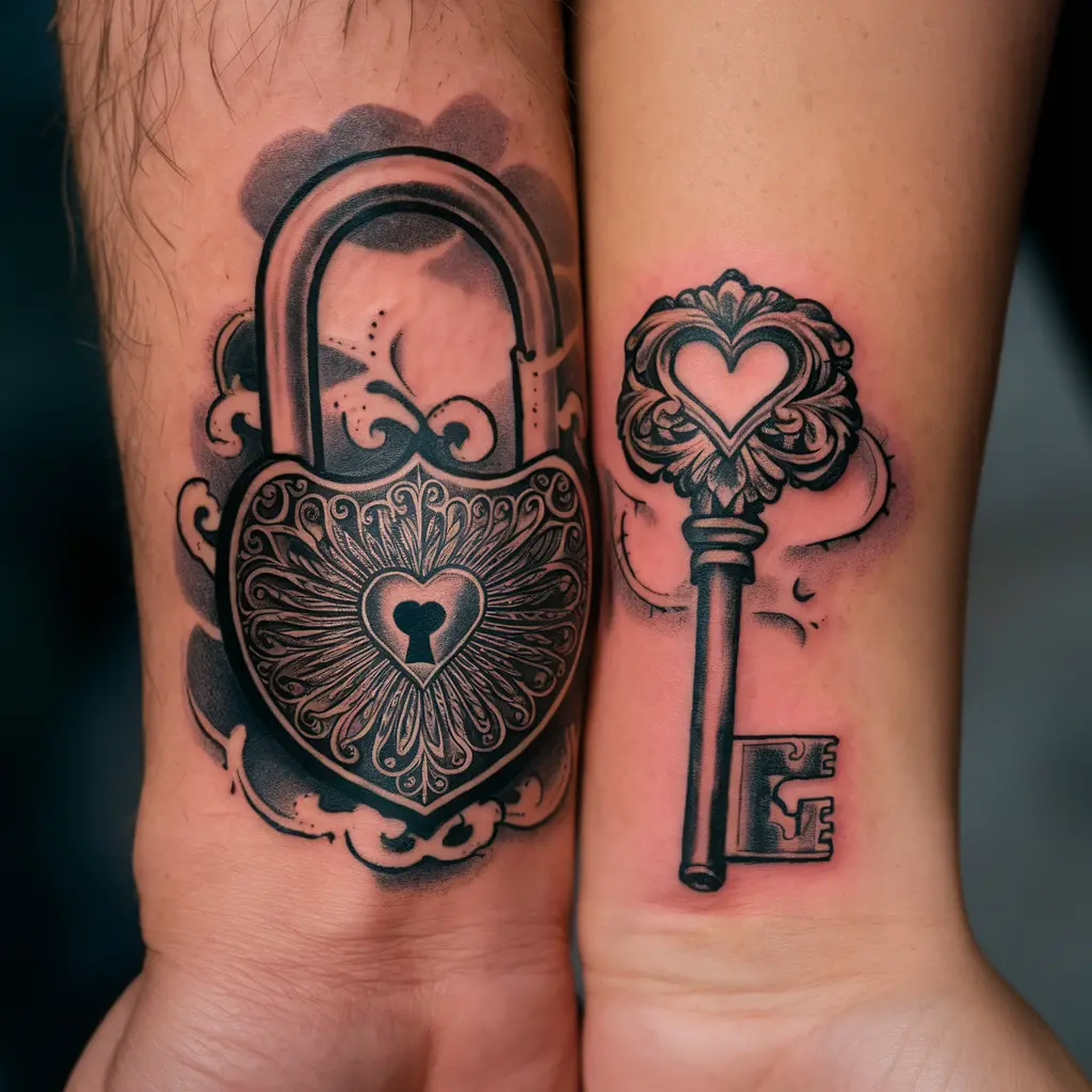 Lock and Key Tattoos