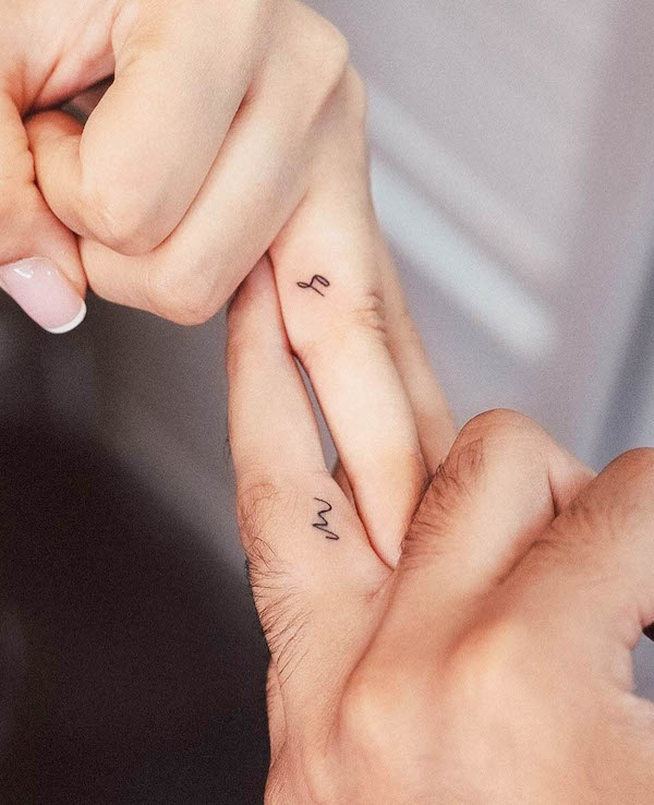 Minimalist Initial Tattoos