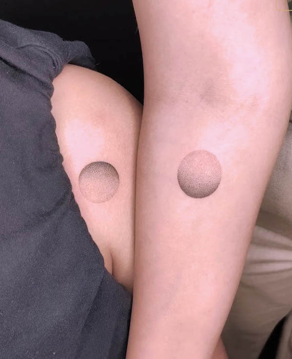 Minimalist Moon Tattoos