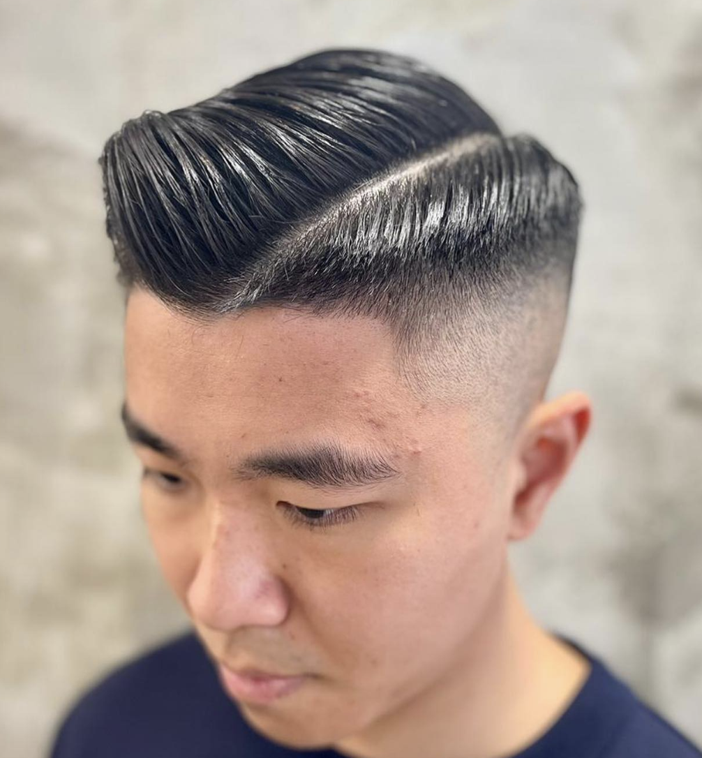 Mid Fade with Textured Top