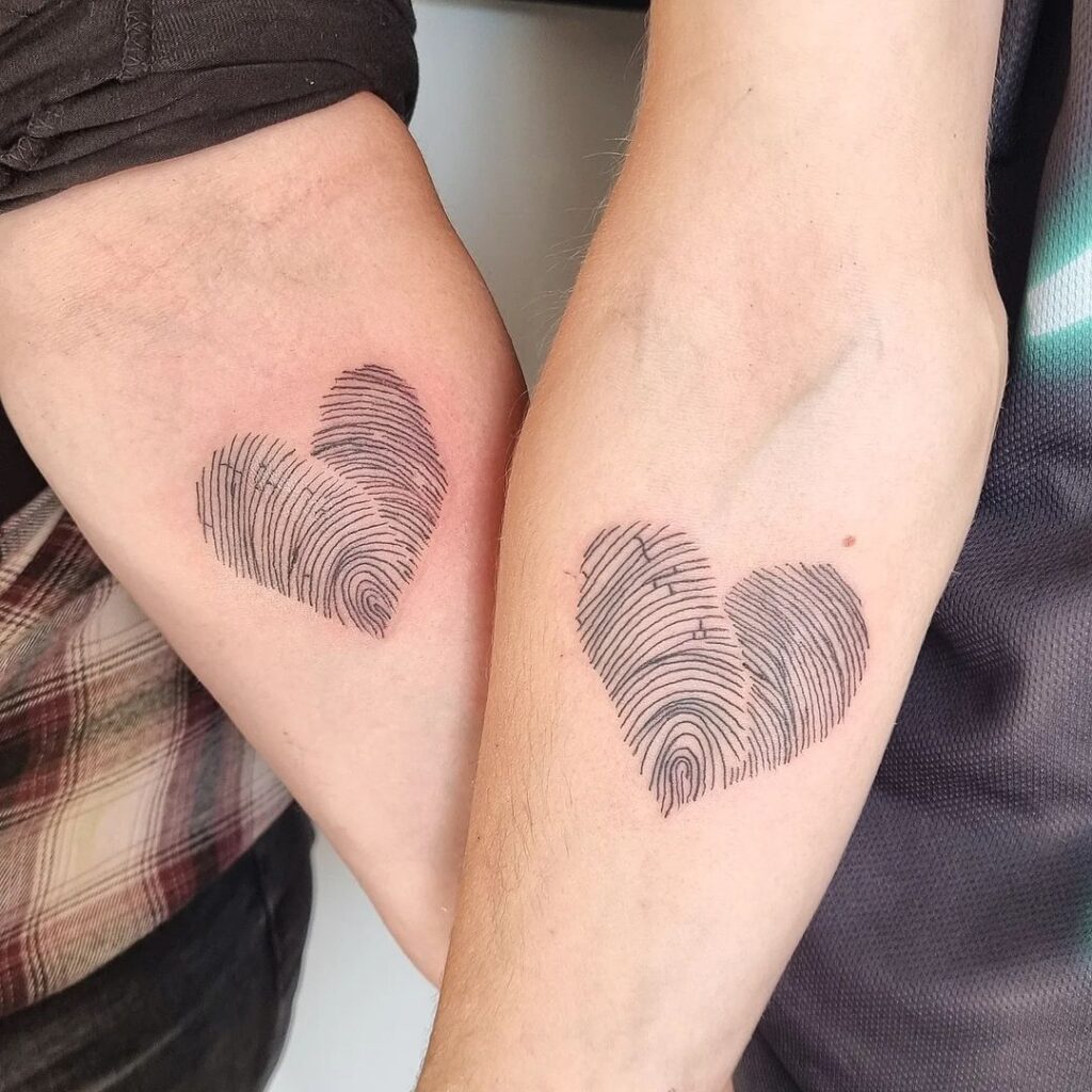 Interwoven Heart Tattoos