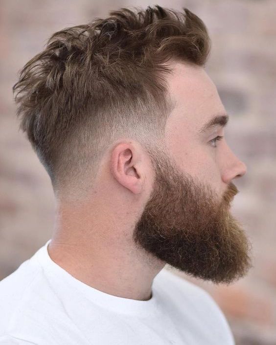 Textured Mid Fade Haircut