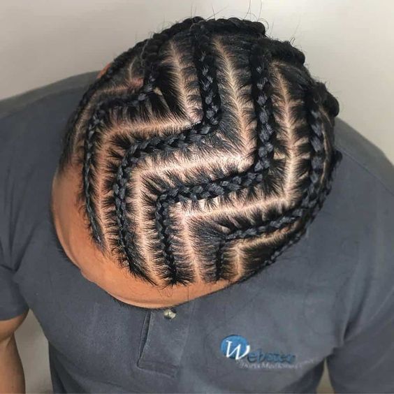 Zigzag Cornrow Braids