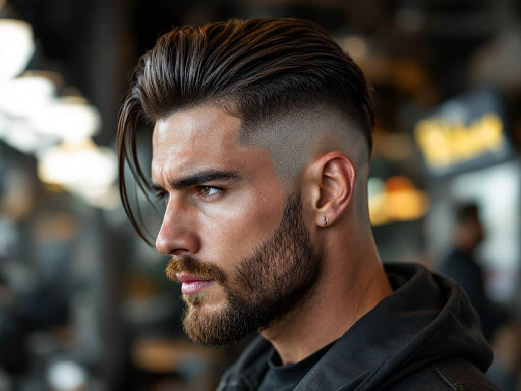 Medium Slick Back with Natural Shine for Men