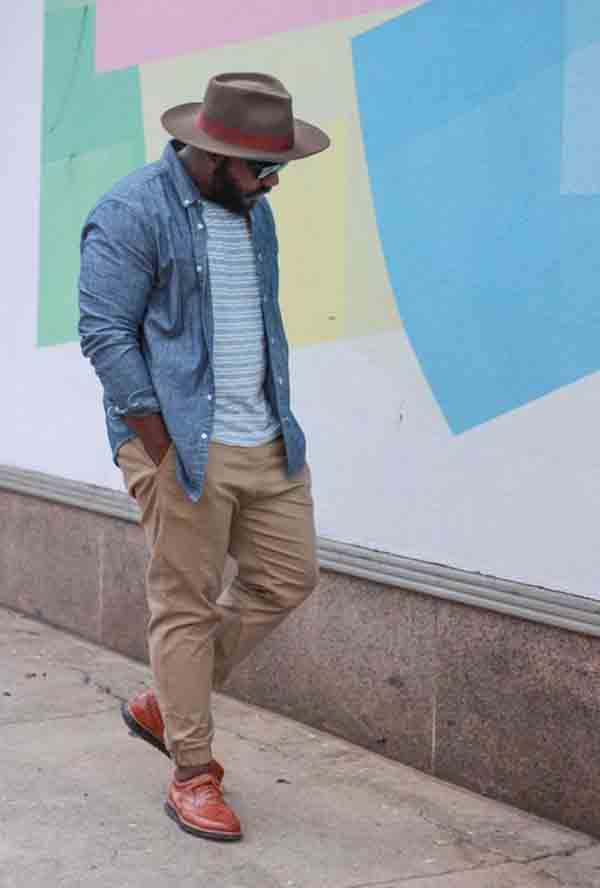 Casual Smart Look for Bigger Men