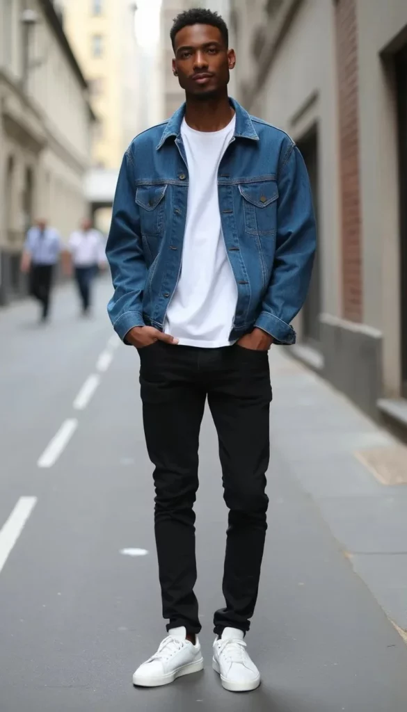 Casual Cool with a Denim Jacket