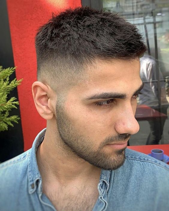 Long Buzz Cut with Gradual Skin Fade