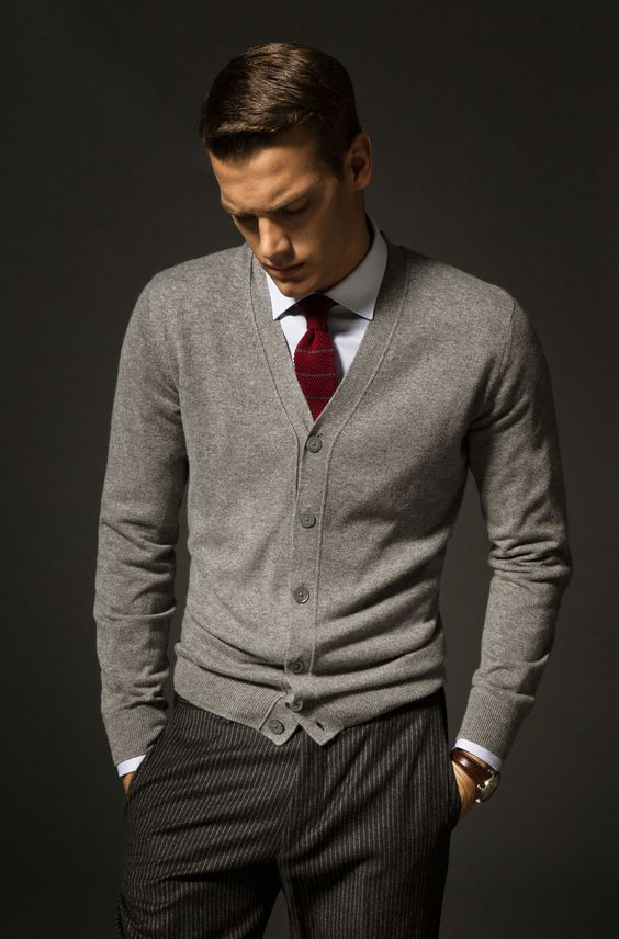 Classic Business Casual with a Textured Twist