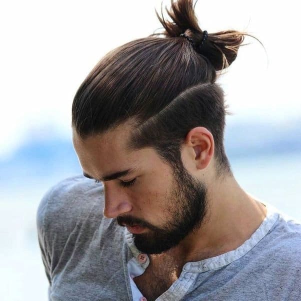 Undercut Man Bun