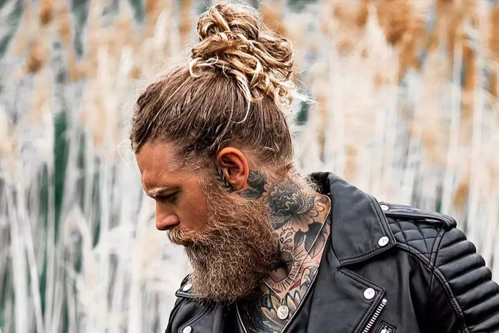 Masculine Low Man Bun