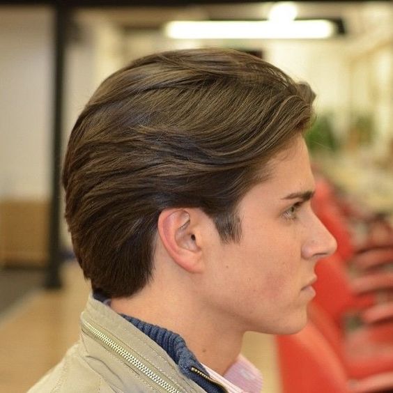 Medium Men's Haircut with a Tapered Finish