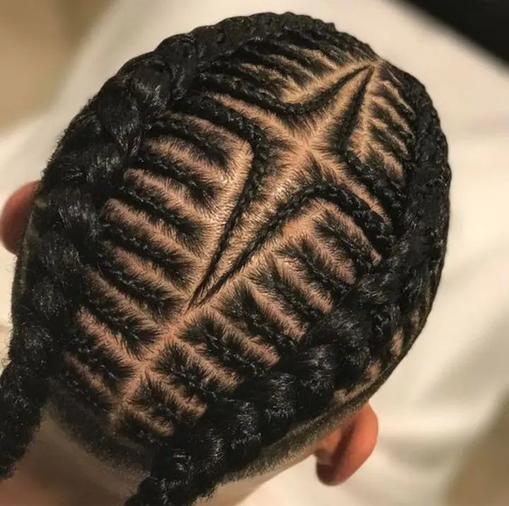 Defined Braids for Black Hair