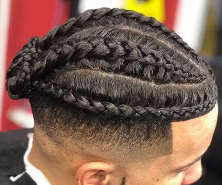 Defined Rope Braids with a Shaved Undercut