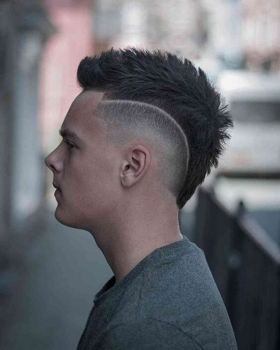 Modern Mohawk with Mid Fade