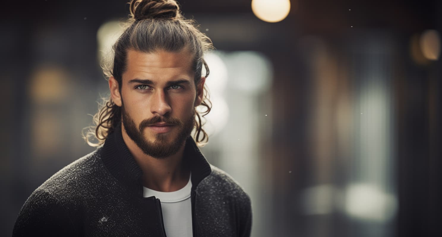 Contemporary Man Bun
