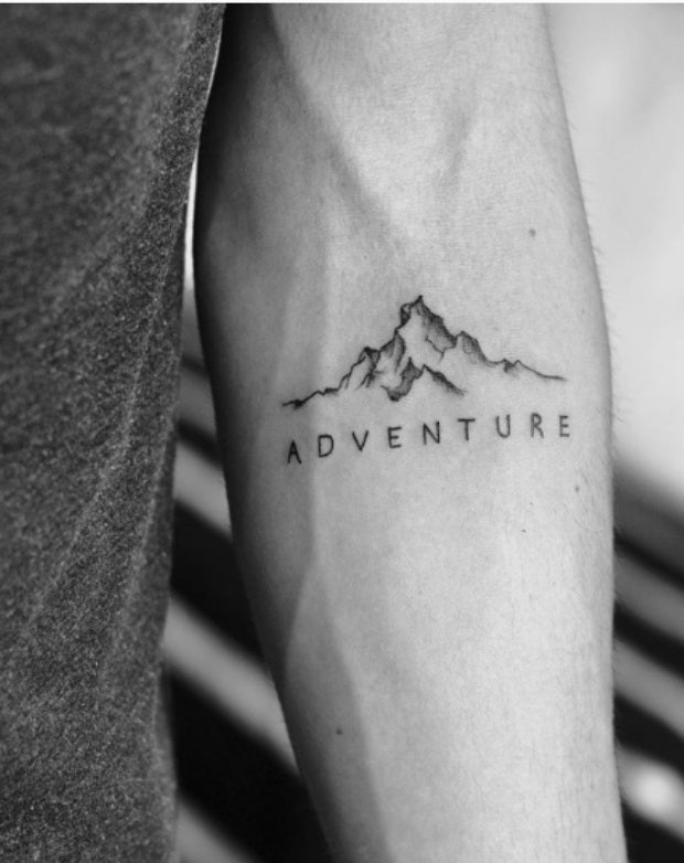 Small Meaningful Adventure Tattoo