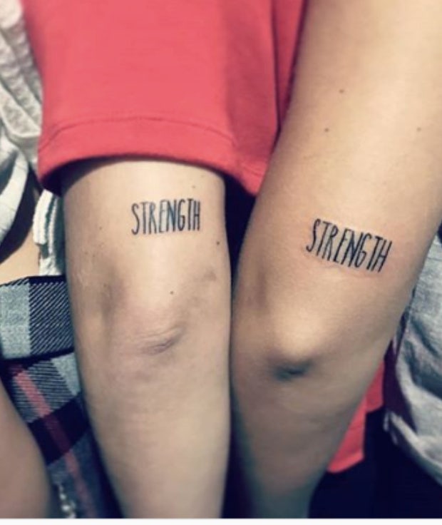 Small Meaningful Strength Tattoo