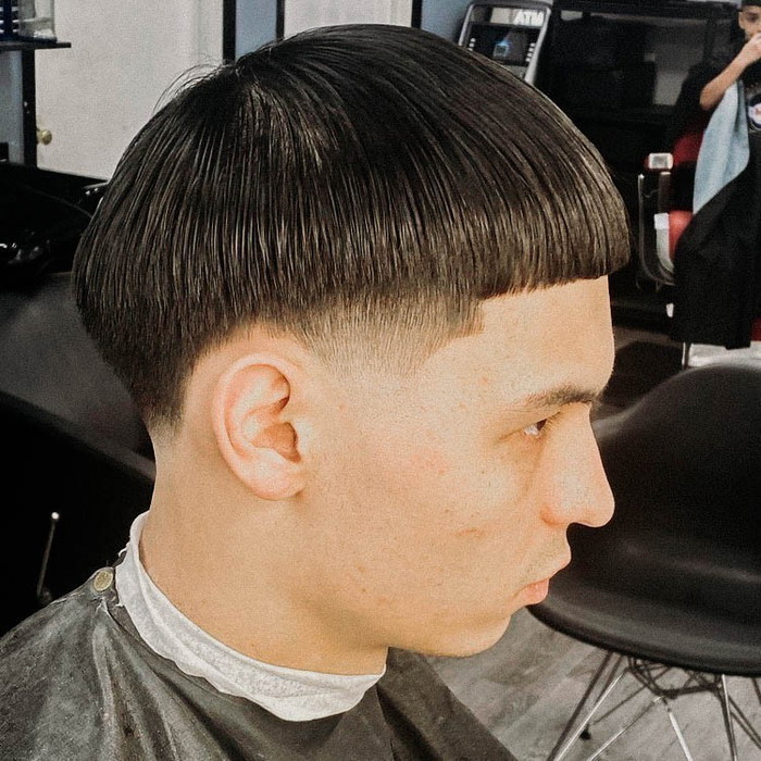 Textured Edgar Haircut with High Skin Fade