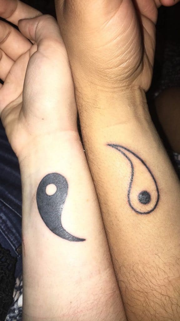 Yin-Yang Couple Tattoo